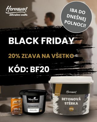 Už iba pár hodín! 🖤 Zľava roku na stierky a omietky beží len do dnešnej polnoci! Získajte prémiové materiály za...